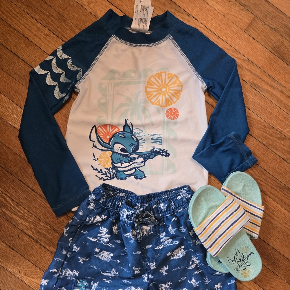 Kid Size 4/5 Lilo and Stitch Swim Set
